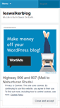 Mobile Screenshot of leawalkerblog.com