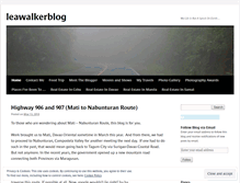 Tablet Screenshot of leawalkerblog.com